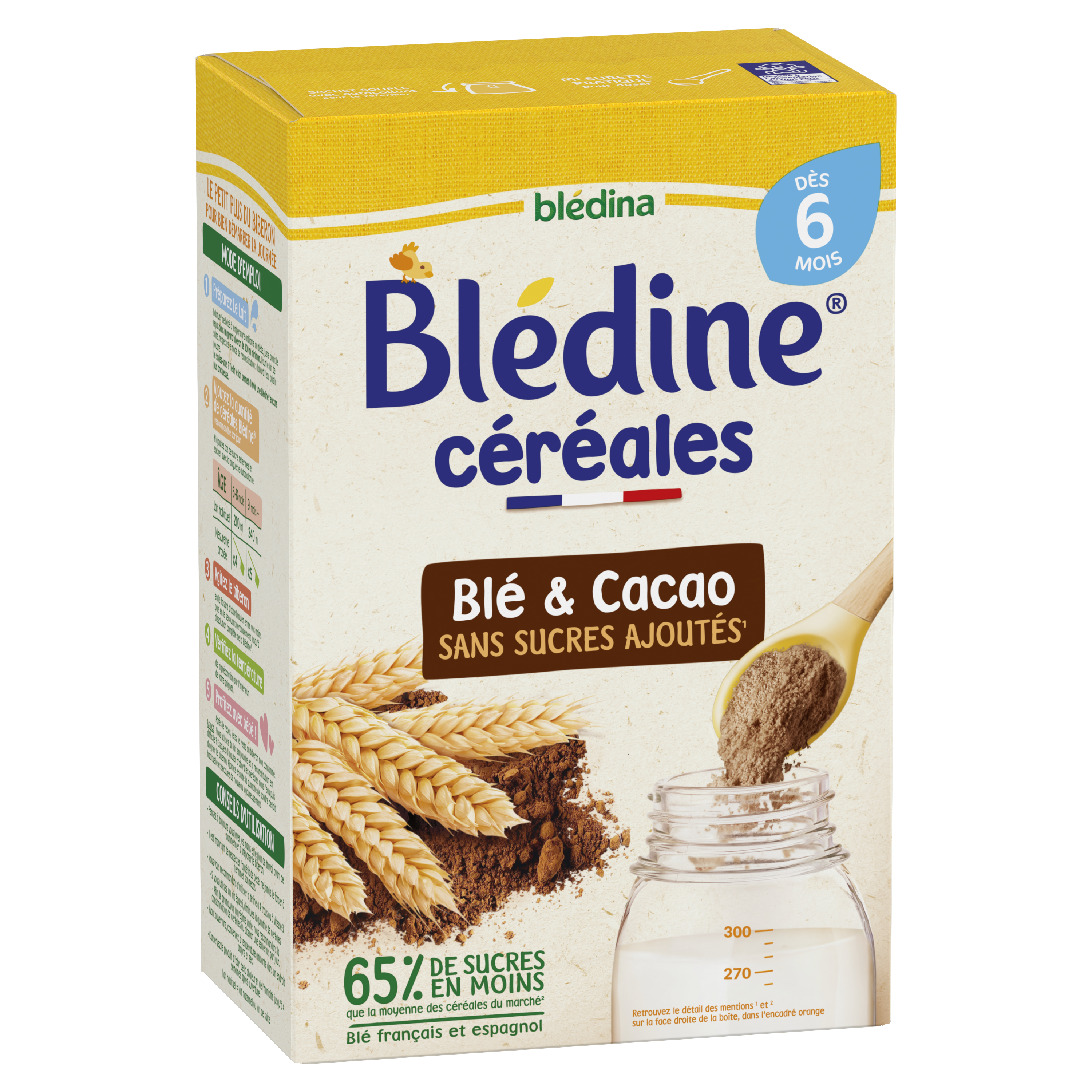 Blédine - Blé et Cacao - Lot x3