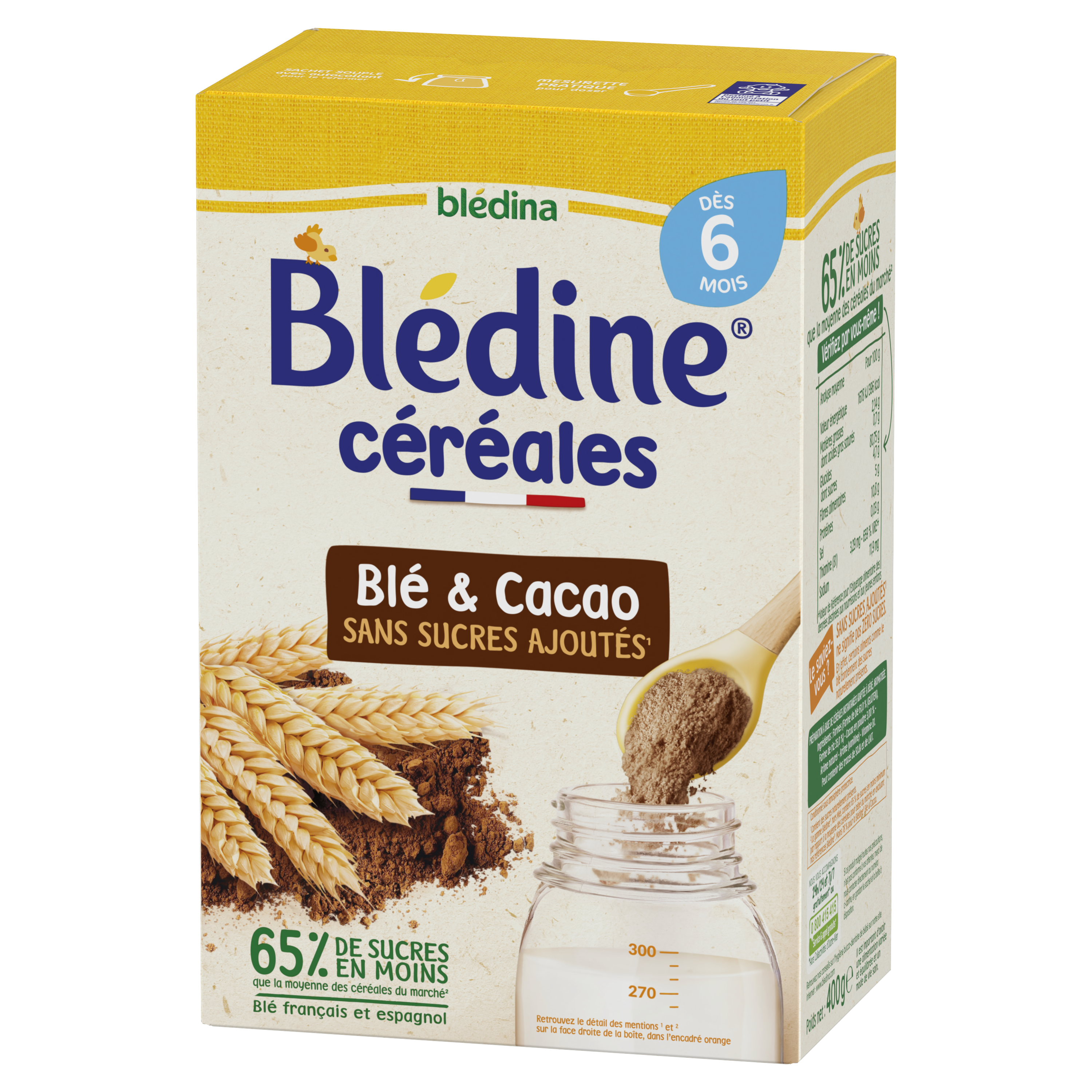 Blédine - Blé et Cacao - Lot x3