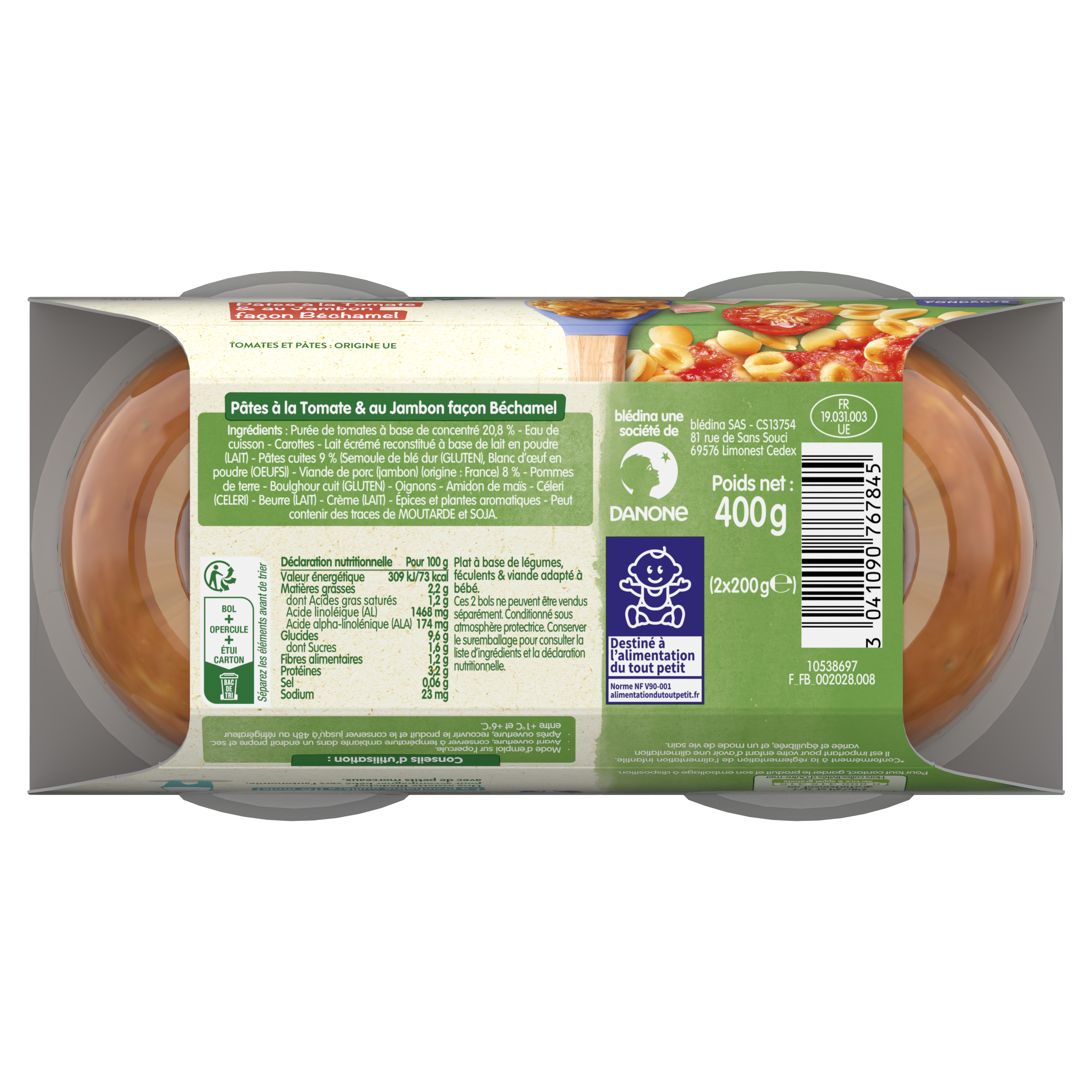 Bol Déjeuner - Lot Multi-variétés x8 dès 12 mois