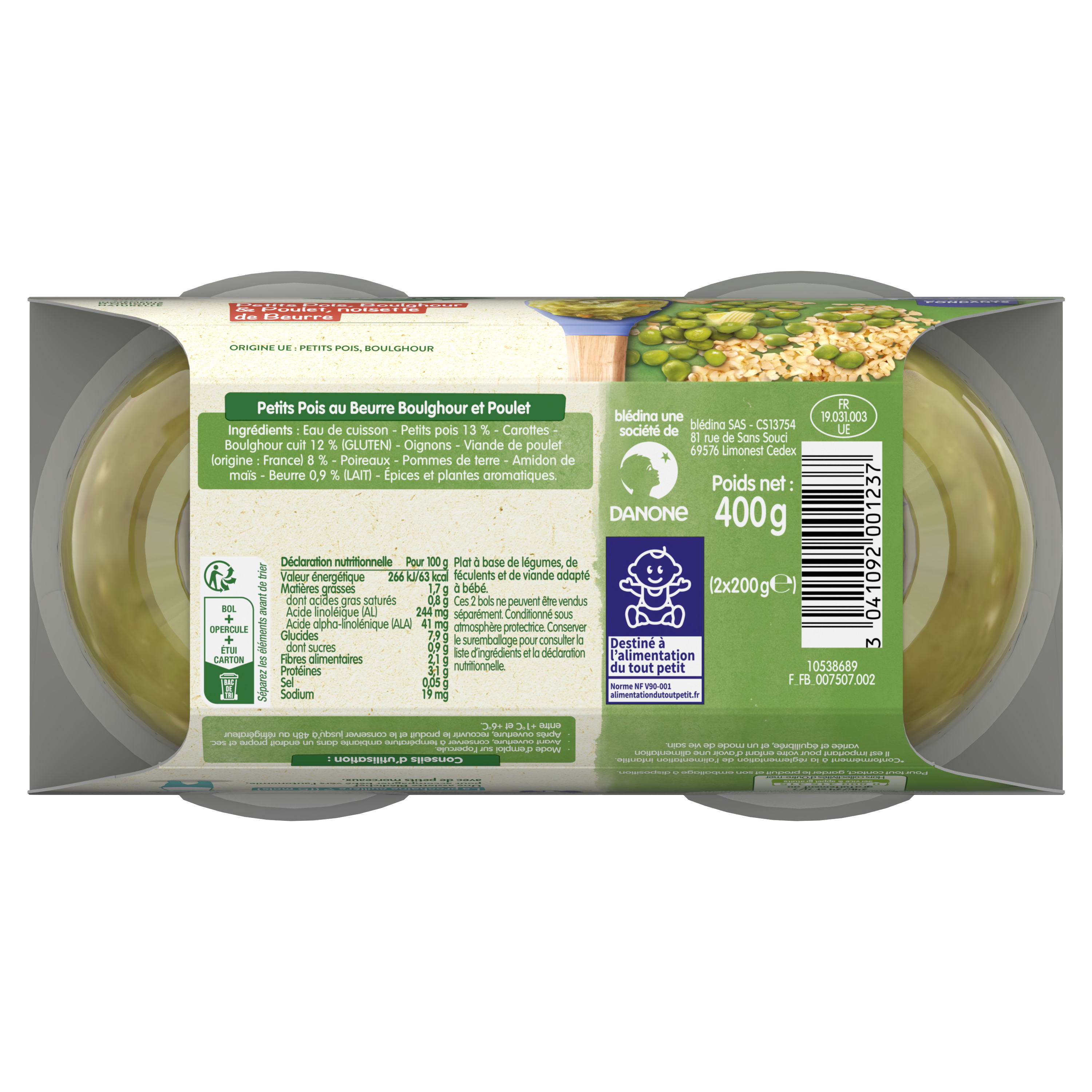 Bol Déjeuner - Lot Multi-variétés x8 dès 12 mois