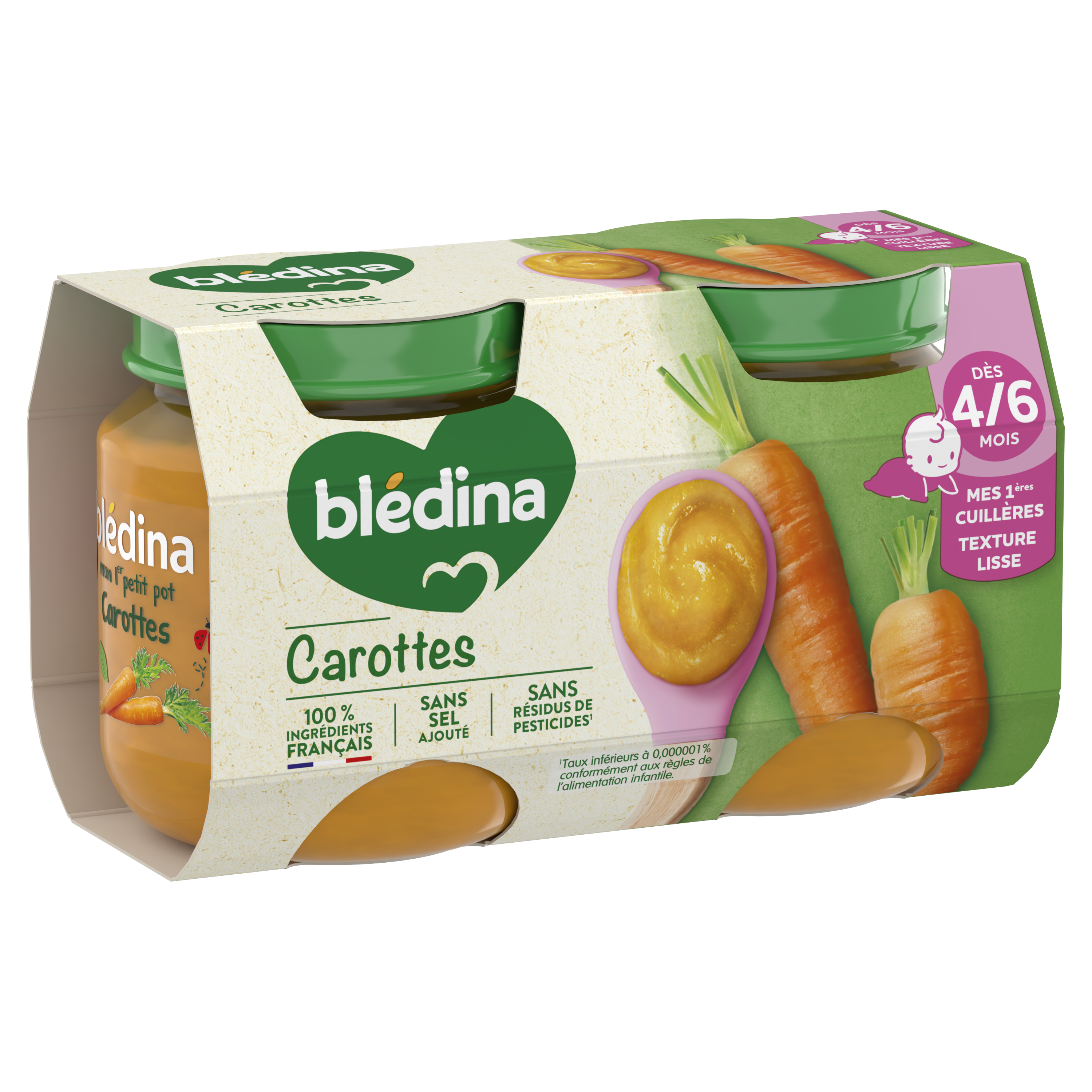 Mon 1er petit pot - Carottes - Lot x 4