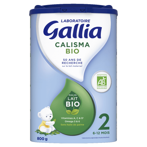 Calisma Bio 2ème âge - 800g - Lait infantile - Lot x3