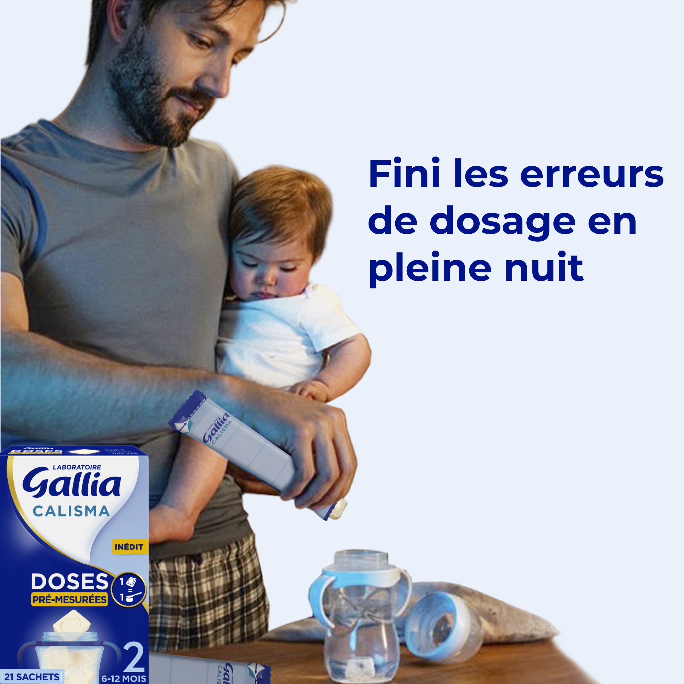 Doses Calisma Pré-mesurées 2ème âge - 21 sachets de 5 doses prêtes à l'emploi - Lot x1